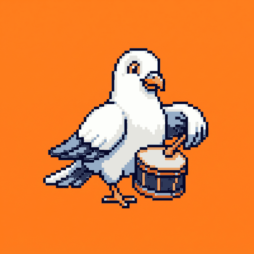 Dusty Drum Dove logo